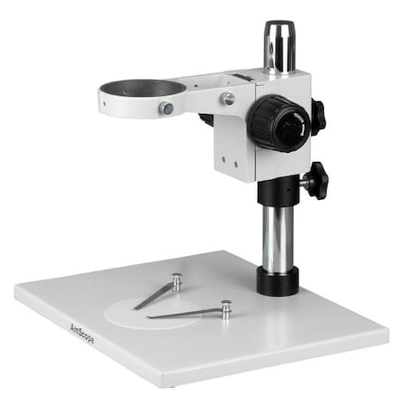 Amscope Super Large Microscope Table Stand with Focusing Rack TS100-FR